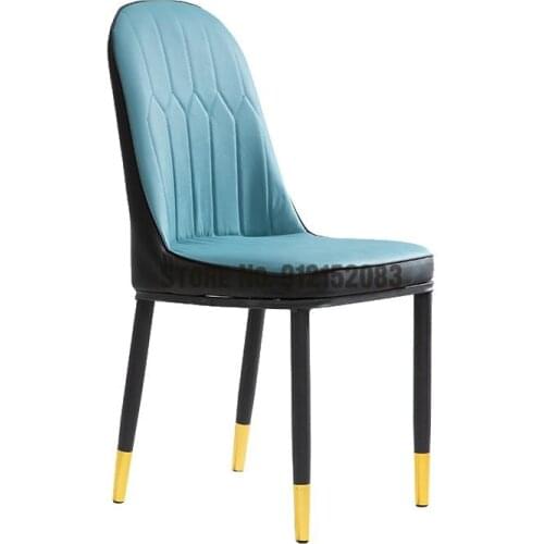 Dining chair office modern backrest coffee shop chair computer chair makeup chair net red ins hotel chair dining table and chair