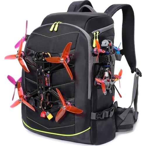 FPV Racing Drone Quadcopter Backpack Carry Bag Outdoor Portable Case for Goggles All remote control Lipo battery and charger