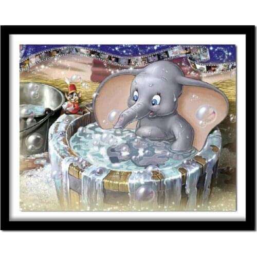 Cross Stitch Diamond Painting Animal Full Square Diamond Embroidery Sale Cartoon Needlework 5D Diamond Factory Direct