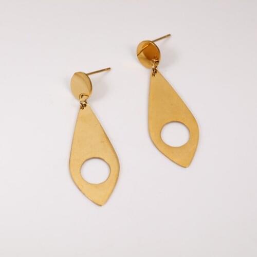 OUFEI 2020 New Fashion Geometric Earrings For Women Handmade Hanging Dangle Earring Jewelry Accessories Free Shipping