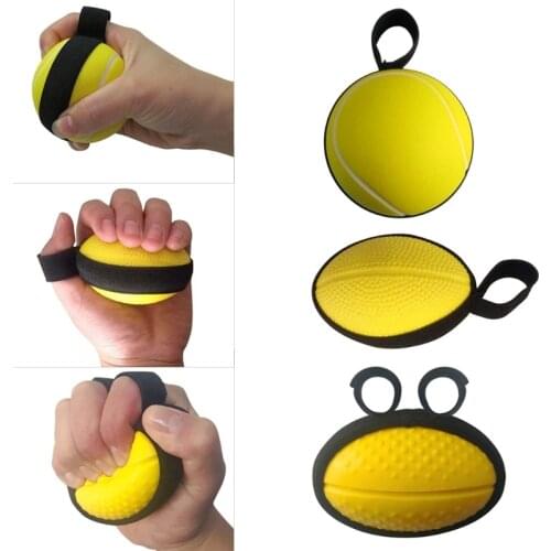 1 Pc Finger Grip Ball Massage Rehabilitation Training Elderly Exercise Ball Hand Finger Strength Circle Grip Device