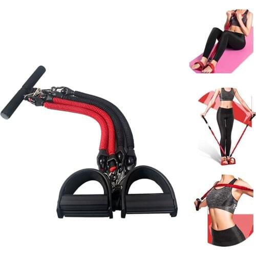 11 Pcs Resistance Band Set Fitness Expander Elastic Pedal Pull Rope Crossfit Sport Gym Equipment Bodybuilding Home