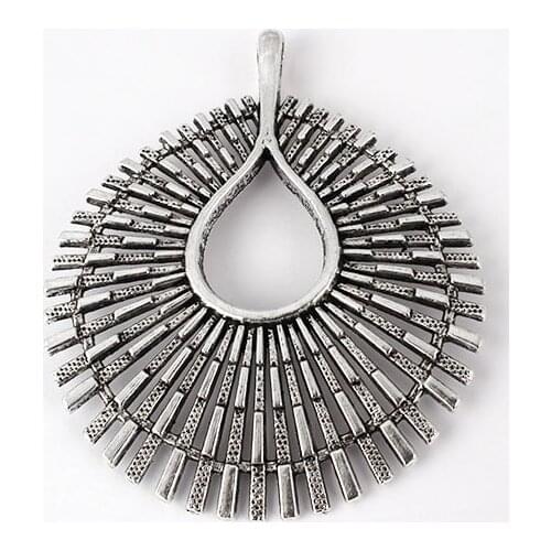 3pcs Large Waterdrop Charms Pendants For DIY Necklace Jewelry Making Findings