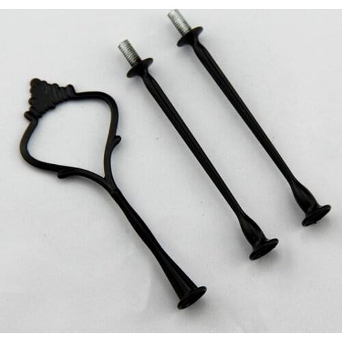 3pcs gold/ silver cake stand 3 tier stick