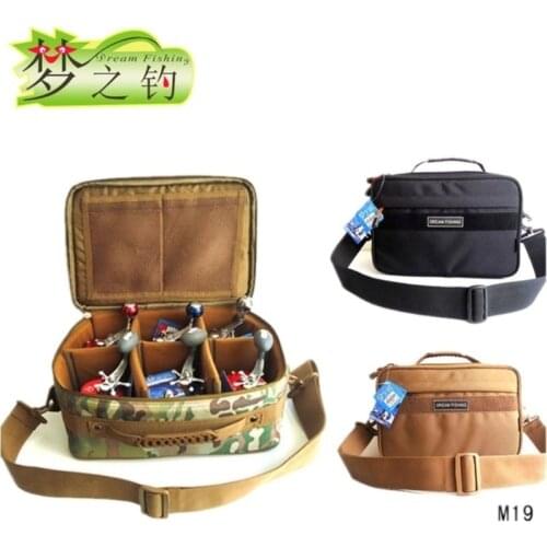 33*13*23cm Two-Layer 677g Fishing Bag France 2000D Nylon Baits Bag Sac De Peche M19 Fishing Lure Bag Tackle Box Bolsa De Pesca