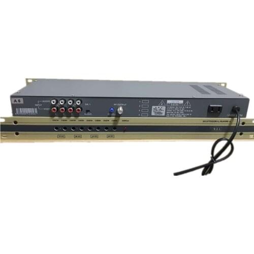 4860FM frequency isolation cable old TV program front-end analog radio frequency RF output converter 4-channel modulator