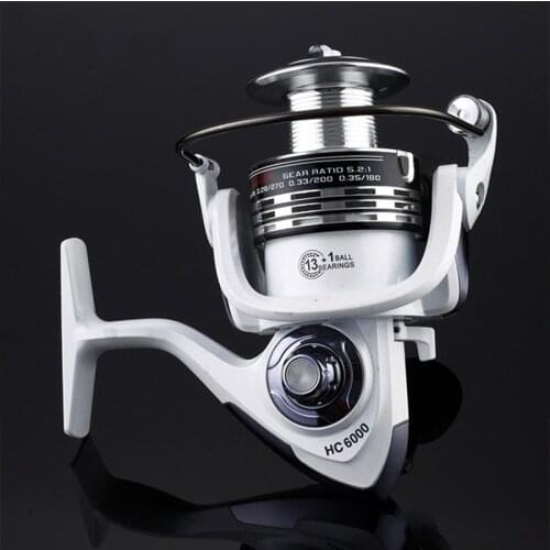 5.2:1 Spinning Fishing Reels Right Left Hand Fish Wheel Saltwater HC1000-7000 Baitcasting Fishing Reel Sea Fishing Gear