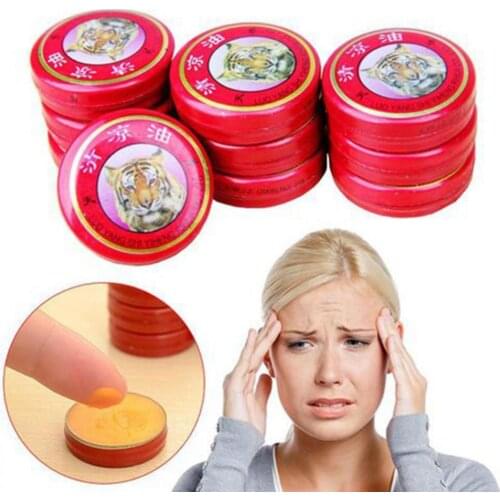 50% Hot Sale Tiger Essential Oil Balm Muscle Massager for Refresh Cold Headache Dizziness
