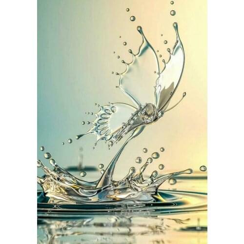 Diamonds painting 5d Diy Full of round diamond home embroidery Decoration Water element