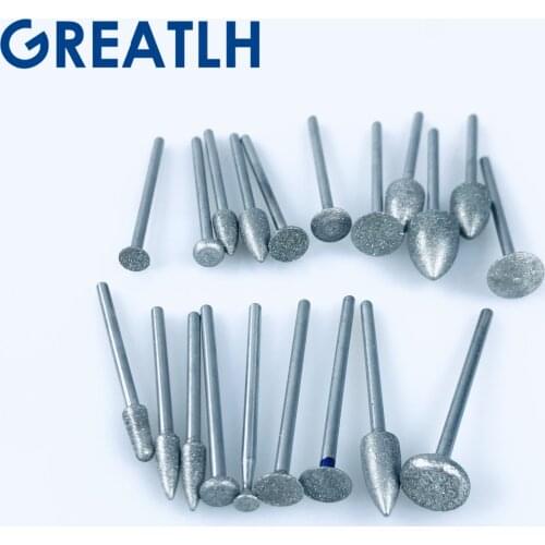 20pcs/set Dental Diamond Drills Tooth dental Brus teeth polisher dental technician drill Dental Lab materials