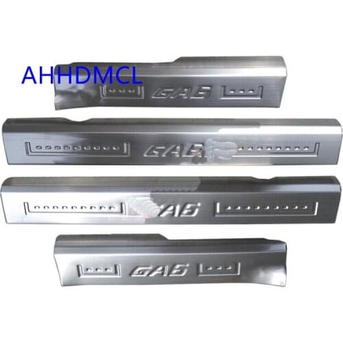 Car Welcome Pedal Threshold Strip Door Sill Strip For Trumpchi GA6 2015 2016 2017 2018 2019 2020