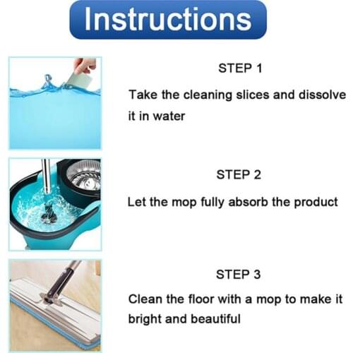 20/30Pcs Floor Cleaning Paper Soluble Floor Cleaner Sheet For Home Tile Mopping water-soluble portable Cleaning Tool