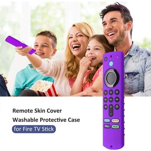 TV Remote Control Cover Protective Case For Amazon Fire TV Stick 3rd Gen 2021 Controller Non-slip Silicone Remote Control Case