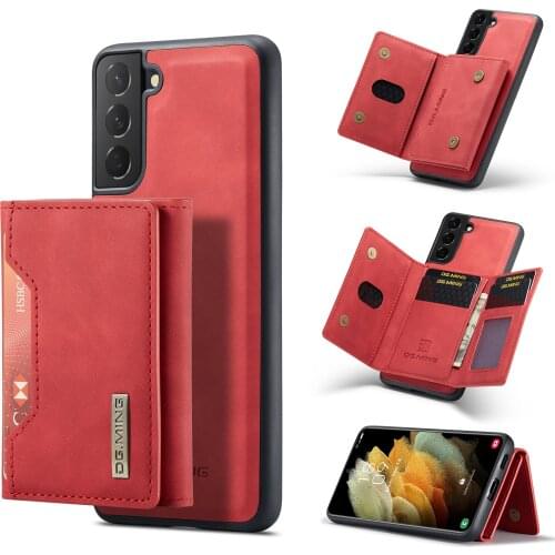 Case for Samsung Galaxy S21 Magnetic Leather Flip Wallet Phone Case Retro Credit Card Wallet Shockproof Card Slot Wallet Cover