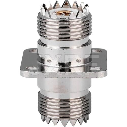 Coaxial radio frequency UHF Adapter SO239 to SO-239 Female Jack PANEL Mount Adapter fast ship