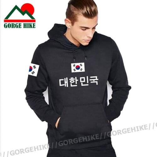 South Korea hoodies men sweatshirt sweat new streetwear clothing 2021 Jerseys footballer tracksuit nation Korean flag fleece KR