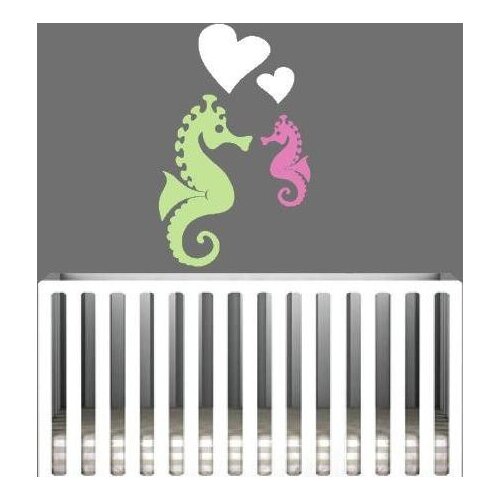 Sea Creatures Wall Mural for Nursery Cartoon Animal Wall Decals Kids Room Bedroom Removable Home Ornament Nontoxic Pvc ZA851