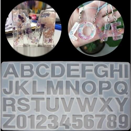 2021 New 36PCS Handmade Jewelry Making Tool Alphabet Letters Numbers DIY Silicone Mould