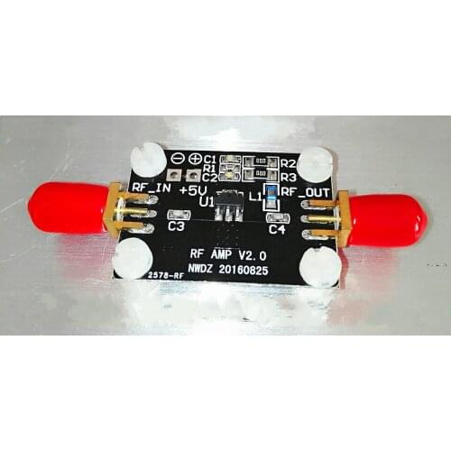 NEW 1PC Ultra Low Noise NF=0.6dB 0.05-4G Wideband Amplification LNA Input Down to -110dB