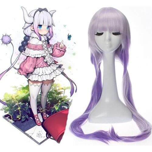 Anime Miss Kobayashis Dragon Maid Cosplay Wigs Kanna Kamui Cosplay Wig Synthetic Wig Hair Kobayashi San Chi No Maid Dragon Wig