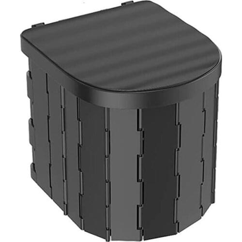 Portable Toilet Folding Camping Toilet - Outdoor Toilet Upgrade Durable Bucket Toilet Car Travel Potty