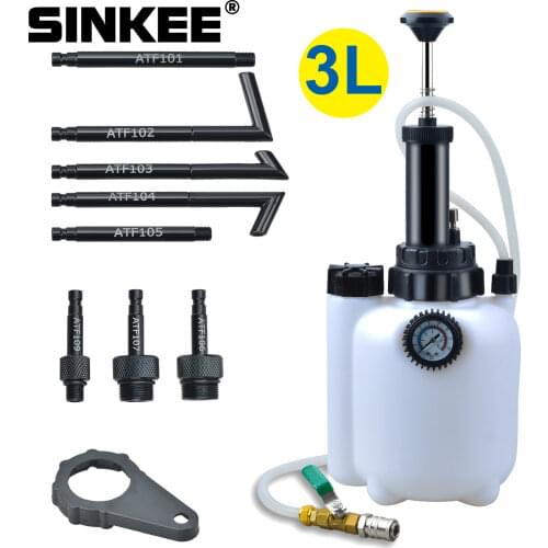 3L Manual Transmission Oil Filling System Fluid Pump Tool Automatic Transmission with Adapters SK1877