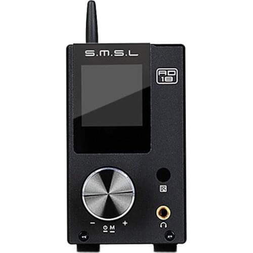 SMSL AD18 HI-FI Audio Stereo Amplifier with Bluetooth 4.2 Supports Apt-X,USB DSP Full Digital Power 2.1 for Speaker