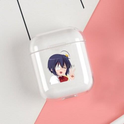 Takanashi Rikka Cases For Apple AirPods 1 2 Case Clear Wireless Bluetooth Earphone Case Protective Shell