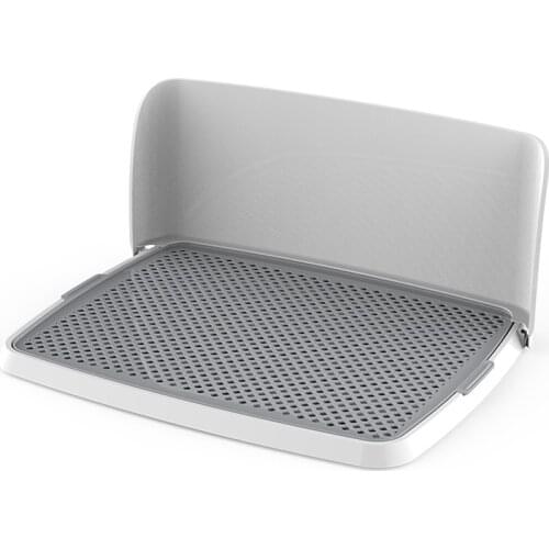 Tray Pet Products Dog Toilet Mat Indoor Plastic Large Puppy Training Pad Washable Dog Waste Pads Pipi Perros Pet Supplies KK60CS