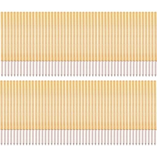 2020 New 100 Pcs Spring Test Probe Pogo Pin P100-B1 Dia 1.36mm Length 33.35mm