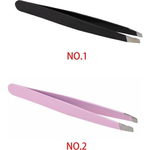 3PC 2018 New Stainless Steel Slant Tip Eyebrow Tweezer Hair Facial Remover Make Up Tool 50961h