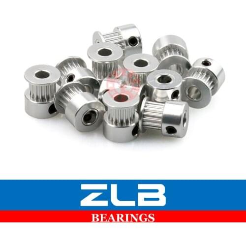 5pcs 3D printer 2GT 16 teeth Timing pulley 16 teeth 16tooth timing Gear Bore 5mm for GT2 belt width 6MM