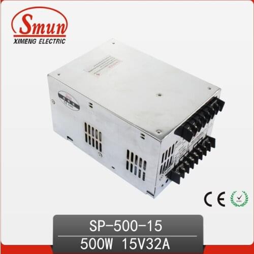 500W 15VWith PFC Single Output Switching Power Supply With CE ROHS From China Supplier Industrial And Led Used