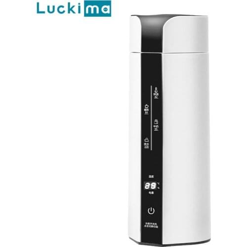 80W 350ML Car Thermos Bottle Digital Display Rechargeable Cup 12/110/220V Universal Traveling Heating Cup Water Bottle Gift