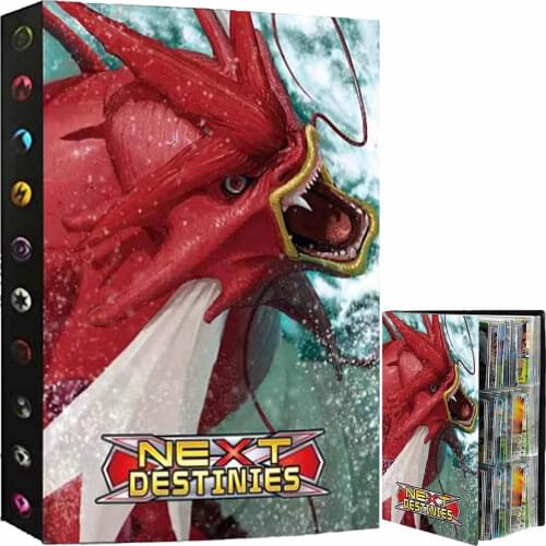 9 Pocket 432 Cards Anime Pokemon Card Album PokéMon Map Game Collection Holder Folder Binder Top Loaded List Toys Gift For Kids