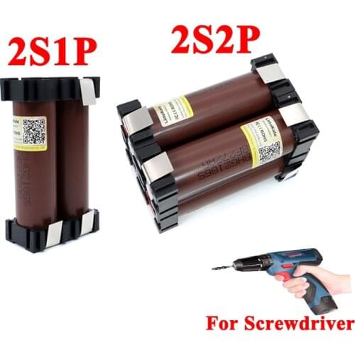 Liitokala 7.4V/8.4V 18650 HG2 2S1P 3000mAh 2s2p 6000mAh 20A Discharge For wireless Screwdriver batteries weld battery pack