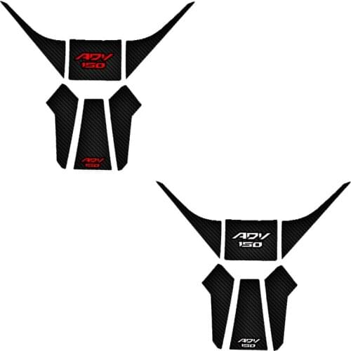 For Honda ADV150 adv 150 Tank Pad Decal Protector Motorcycle carbon fibre Gel fuel tank decals tank side Protector kit sticker