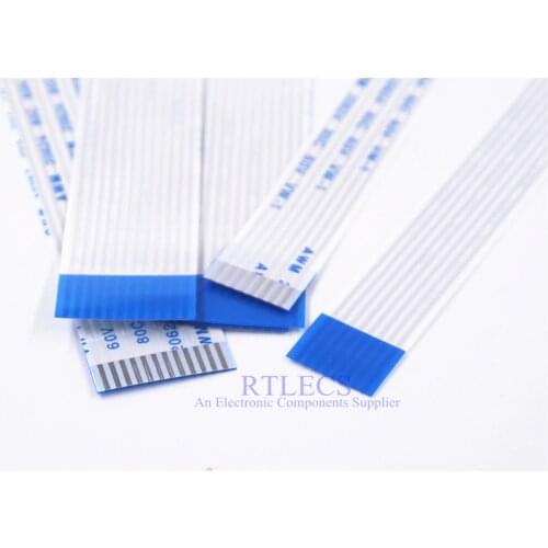 1 Piece FFC FPC Flexible Flat Cable 1.25 mm pitch 4 5 6 7 9 10 12 14 15 16 20 30 40 60 80 PIN 1000 mm Length Same Contact Type A