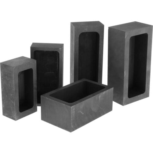 Graphite Tank Square Crucible Molten Gold and Silver Ingot Mould Graphite High Fine Grain Graphite Materials