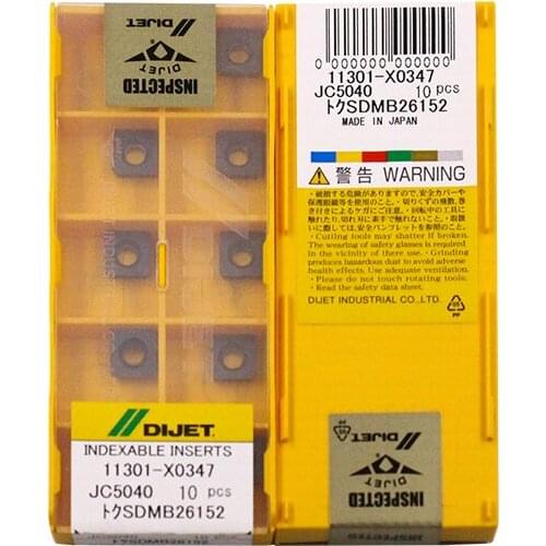 SDMB26152 JC5040 100% DIJET Original carbide insert with the best quality 10pcs/lot free shipping