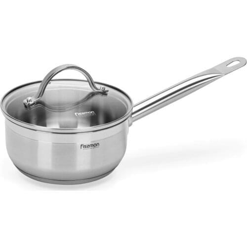 Cookware Stainless Steel With Cover Soup Pots 16CM Saucepan Kitchen Accessories Pots 1.5L Kitchenware Use for Gas