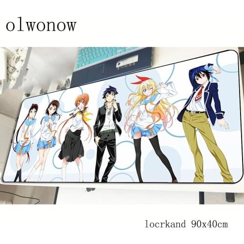 Nisekoi pad mouse computer gamer Miyamoto Ruri mouse pad 900x400x3mm padmouse Tachibana Marika mousepad gadget office desk mats