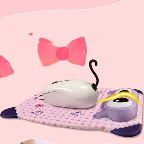 Cute Cartoon Pattern Mouse Pad Universal Soft Rectangle MousePads With Wrist Rest Laptop Korean Silicone Wristband