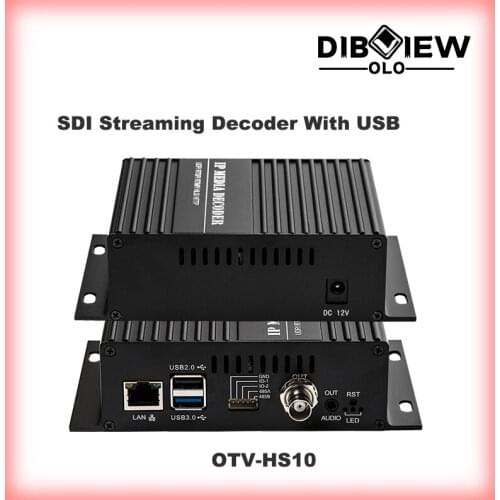 OTV-HS10 SDI SRT HTTP HLS UDP RTSP RTMP IPTV Live Facebook Youtube Streaming Video Decoder With USB