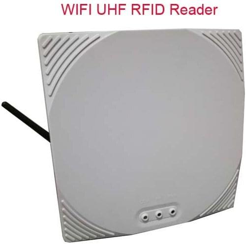 IP67 waterproof 8m long range uhf antenna low cost rfid reader with USB RS232 WG26 car parking rfid reader