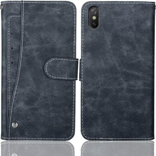 Luxury Wallet DEXP AS155 Case 5.45" Vintage Flip Leather Business Protective Cover For DEXP AS155 Case Card Slots
