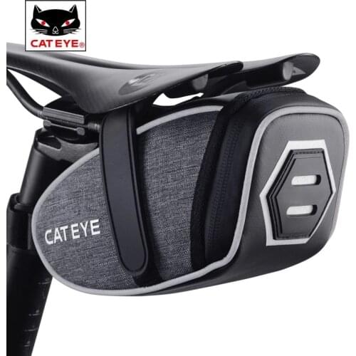 CATEYE Saddle Bag Cycling Tail Bag Waterproof Bicycle Gear Bag Pack Storage Bicycle Repair Tools Kit Set Bag MTB Pouch