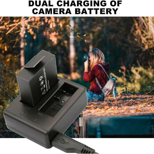 Usb Dual Charger For Eken H9 H9 Pro Sport Action Camera Fashion