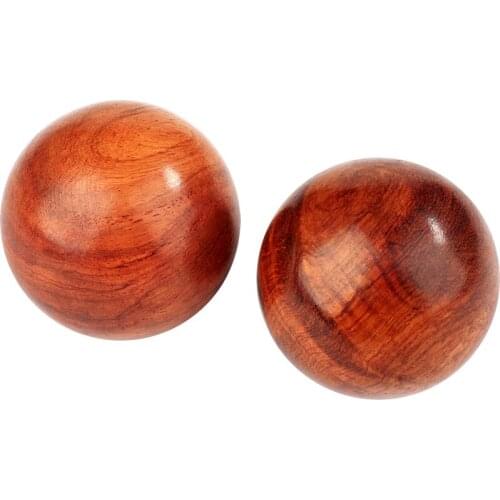 1Pcs 5cm 6cm Available Wood Fitness Ball Massage Handball Health Meditation Exercise Stress Relief Baoding Balls Hand Relaxation