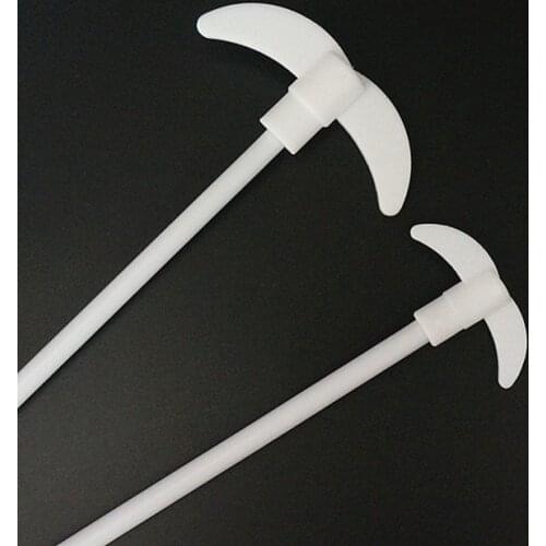1PCS PTFE 250mm to 700mm stirring paddle stirring potstick rods for school lab experiment